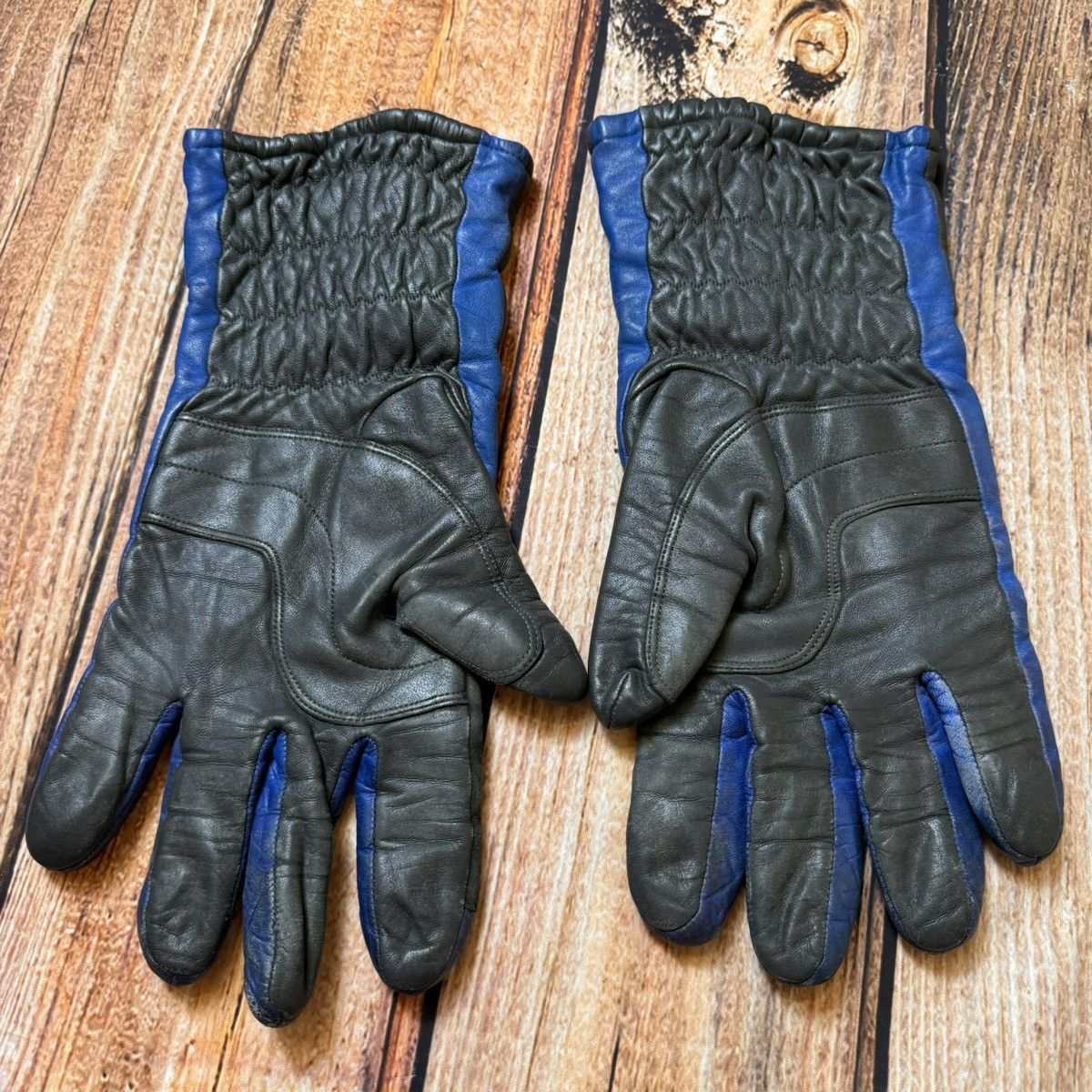 Vintage leather gloves BMW racing west Germany