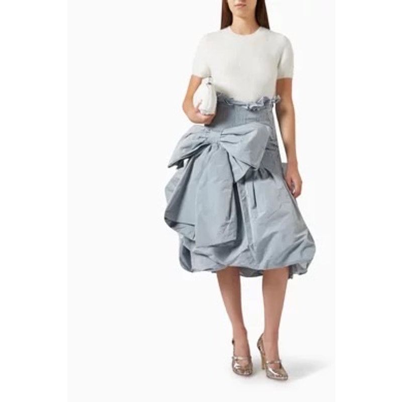 Maison Margiela Maison Margiela Bow Detail Full Skirt NWT size: 38 Size 26" / US 2 / IT 38 - 2 Thumbnail