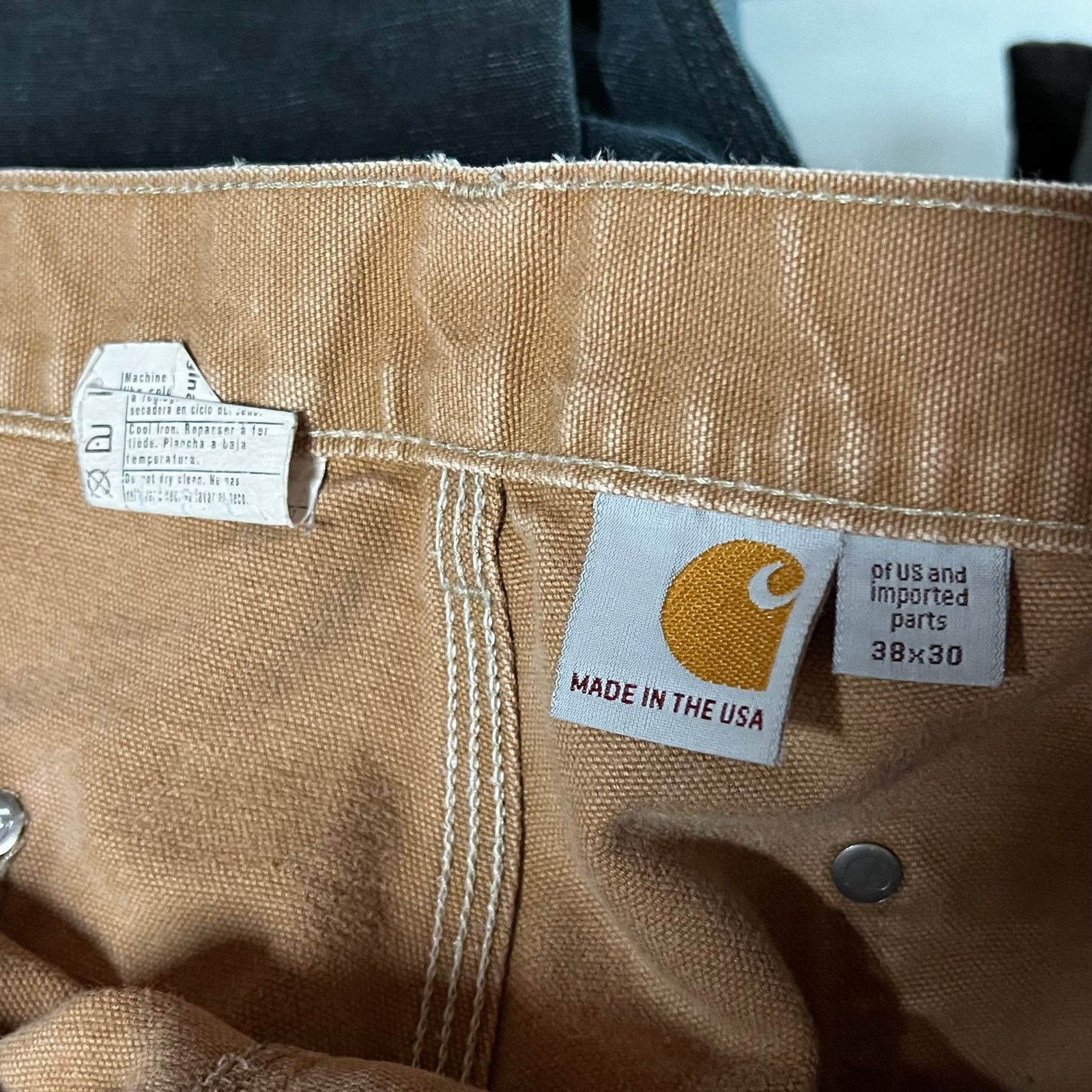 Carhartt × Vintage Carhartt brown double knee work wear carpenter pants Size US 35 - 7 Thumbnail