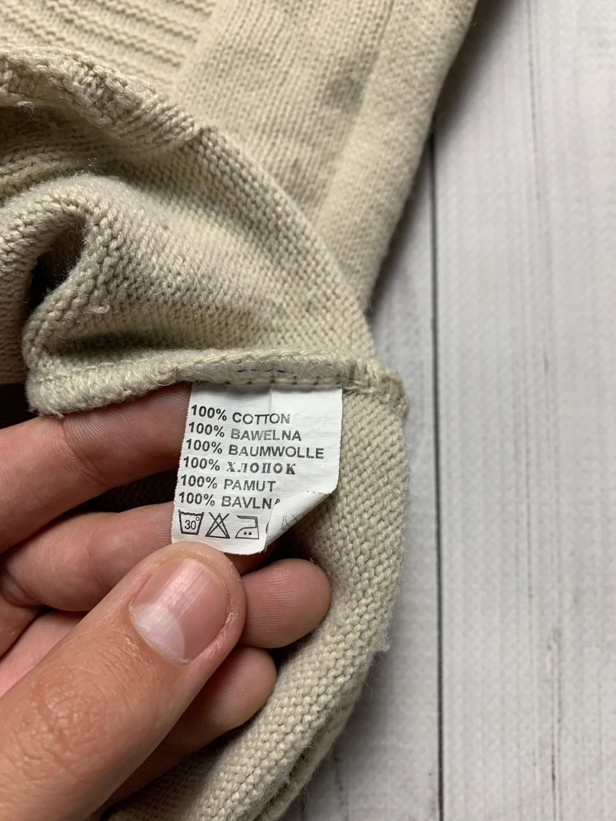 Lacoste × Vintage Vintage Lacoste sweater beige size M logo Size US M / EU 48-50 / 2 - 4 Thumbnail