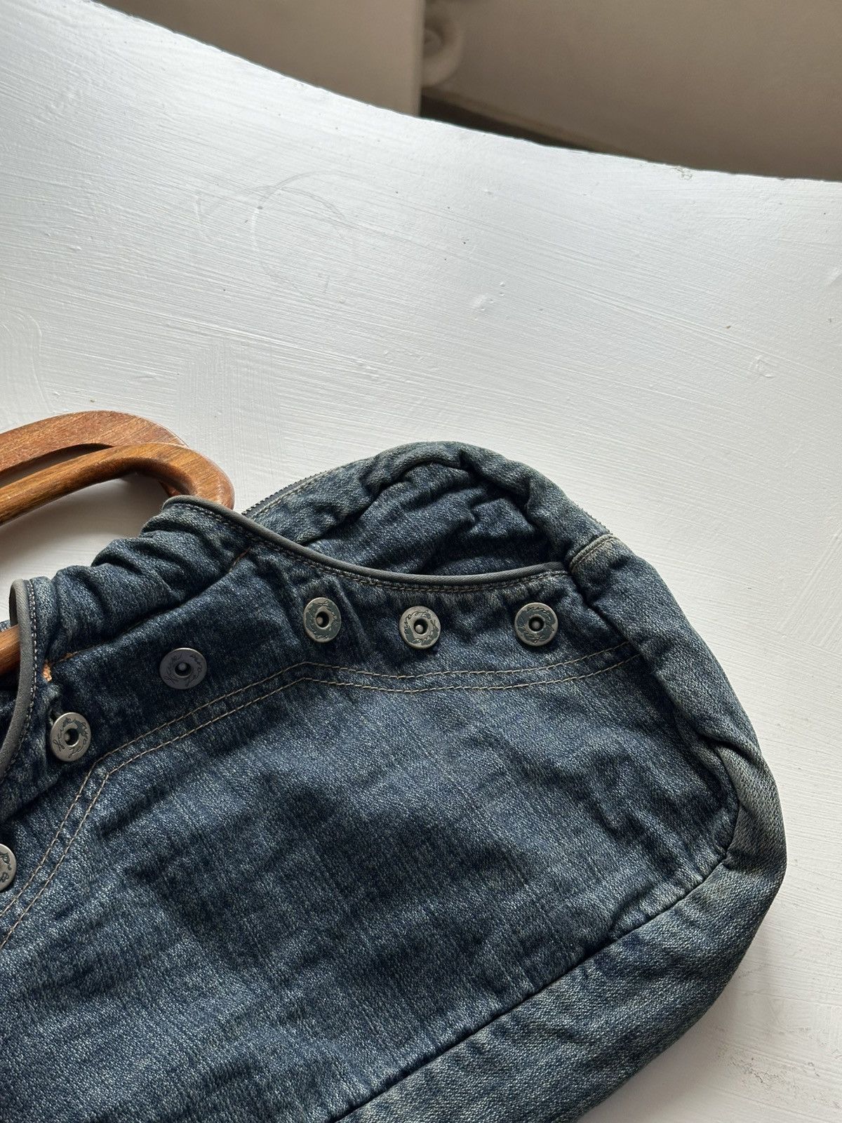 Other Vintage Jeans Button Wooden Handles Bag Retro Band Opium Size ONE SIZE - 5 Thumbnail