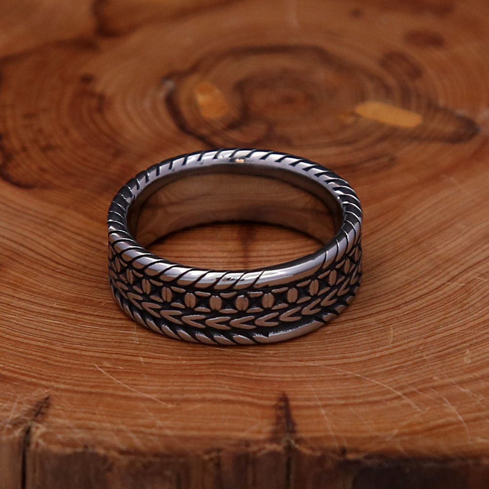 Jewelry Creative Retro Simple Braided Ring Size ONE SIZE - 3 Thumbnail
