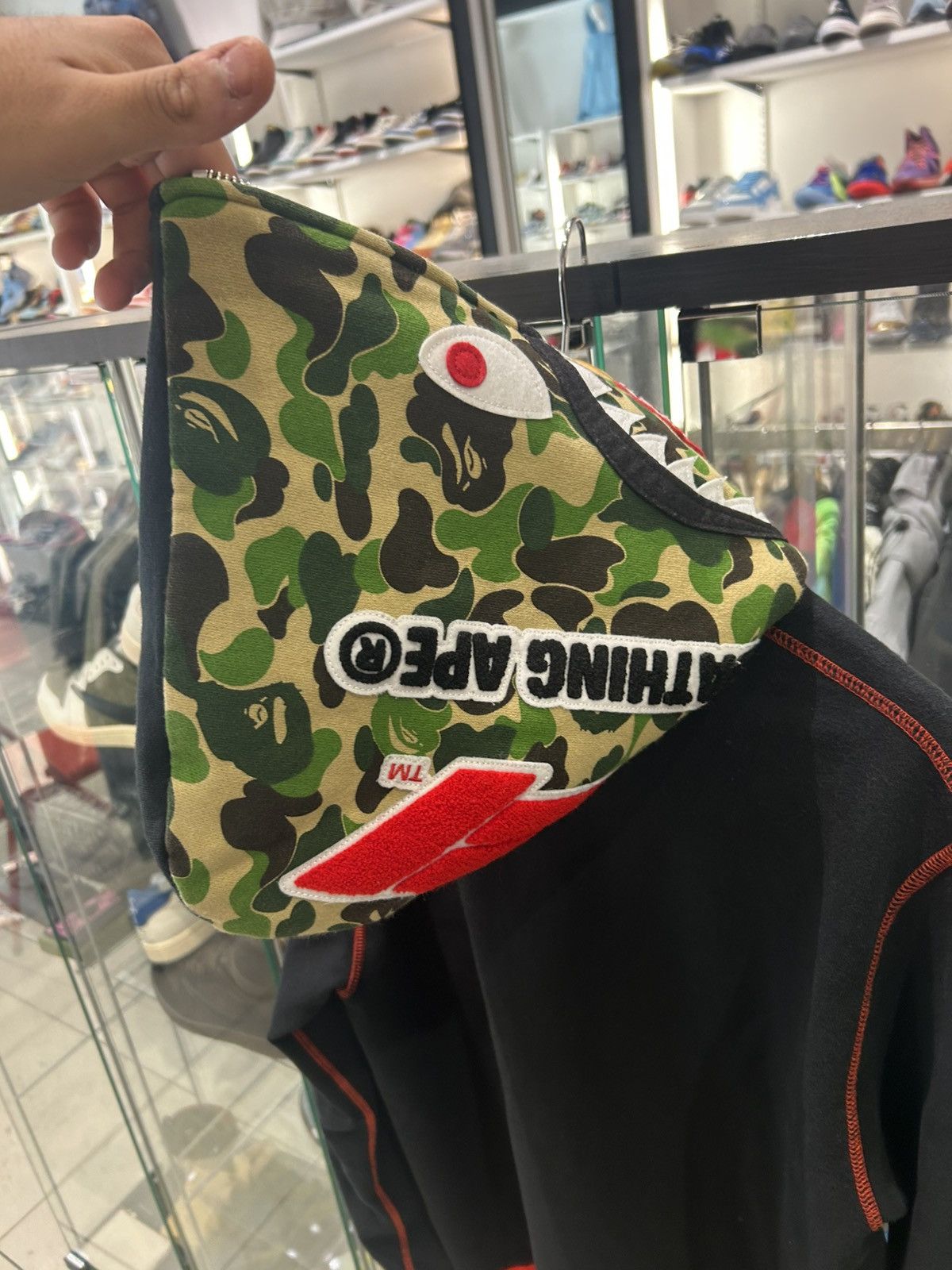 Bape Bape x F1 shark hoodie full zip black Size US XL / EU 56 / 4 - 10 Thumbnail