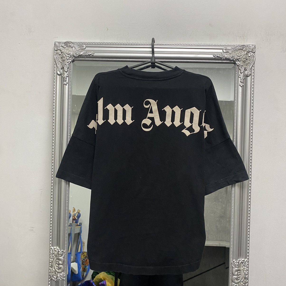 Palm Angels Palm Angels T-Shirt Tee Oversize Big Logo Size US S / EU 44-46 / 1 - 1 Thumbnail
