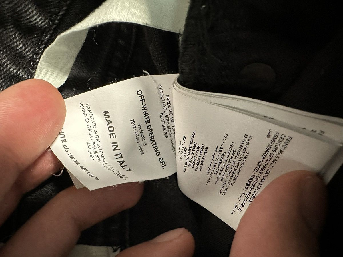 Off-White Off White Sick Denim & Bag Size US 31 - 14 Thumbnail