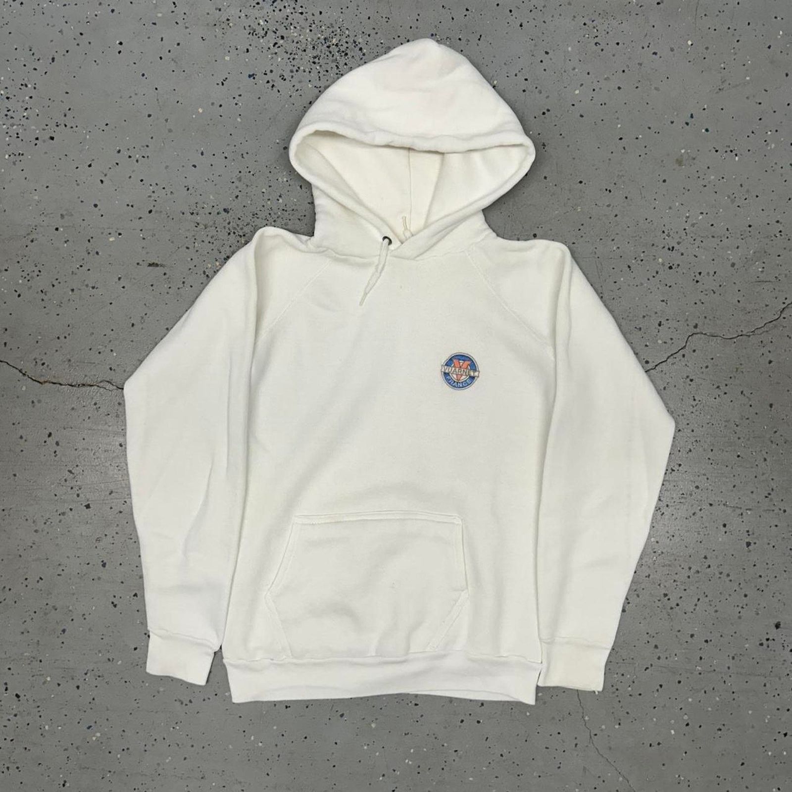 Vuarnet White vintage French Vuarnet hoodie with embroidered logo Size S / US 4 / IT 40 - 1 Thumbnail