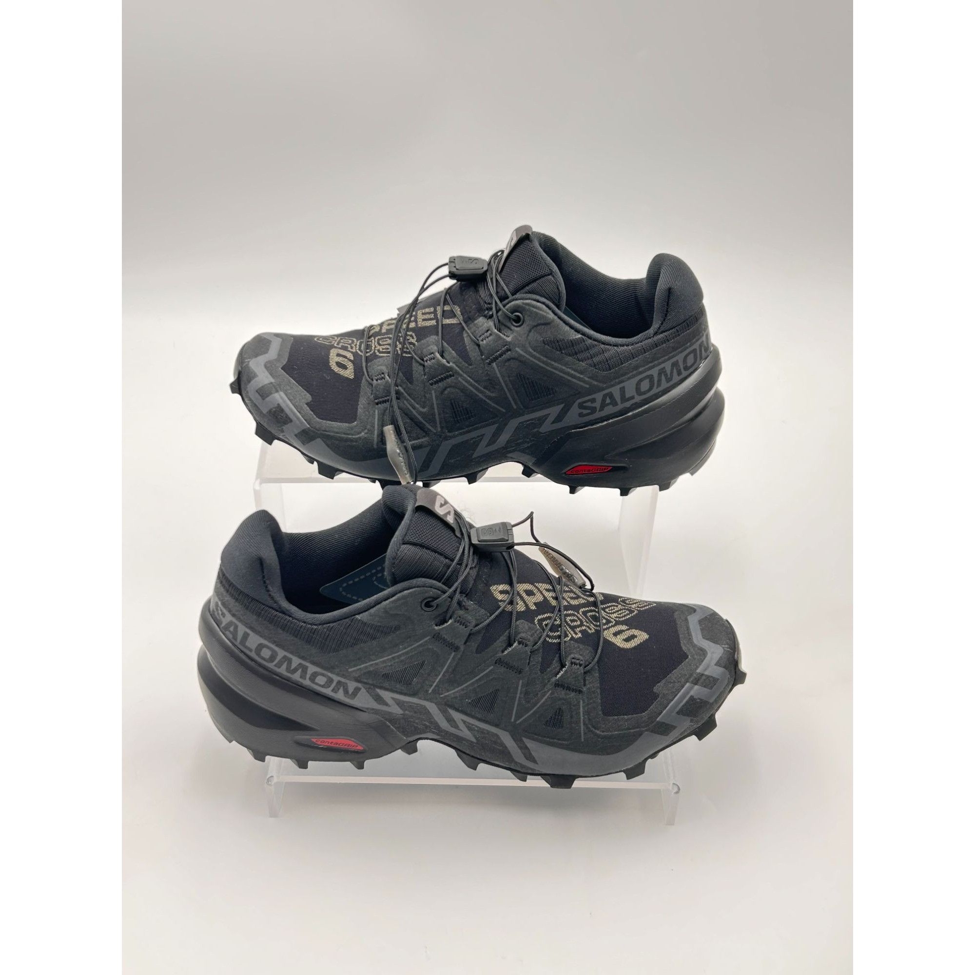 Salomon Salomon Speedcross 6 W Black Phantom Womens 6 Trail Running Size US 6 / IT 36 - 2 Thumbnail