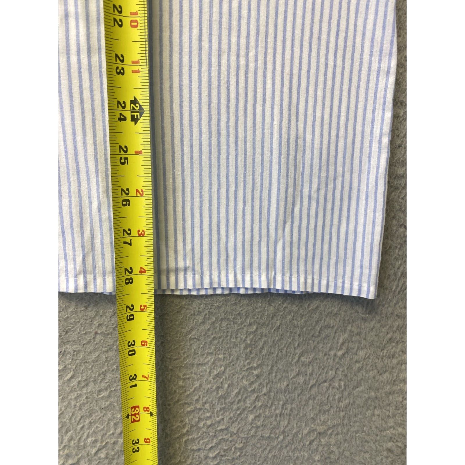 Orvis VINTAGE Orvis Shirt Large L Striped White Blue Button-Up Collared Long Sleeve Mens Size US L / EU 52-54 / 3 - 7 Thumbnail