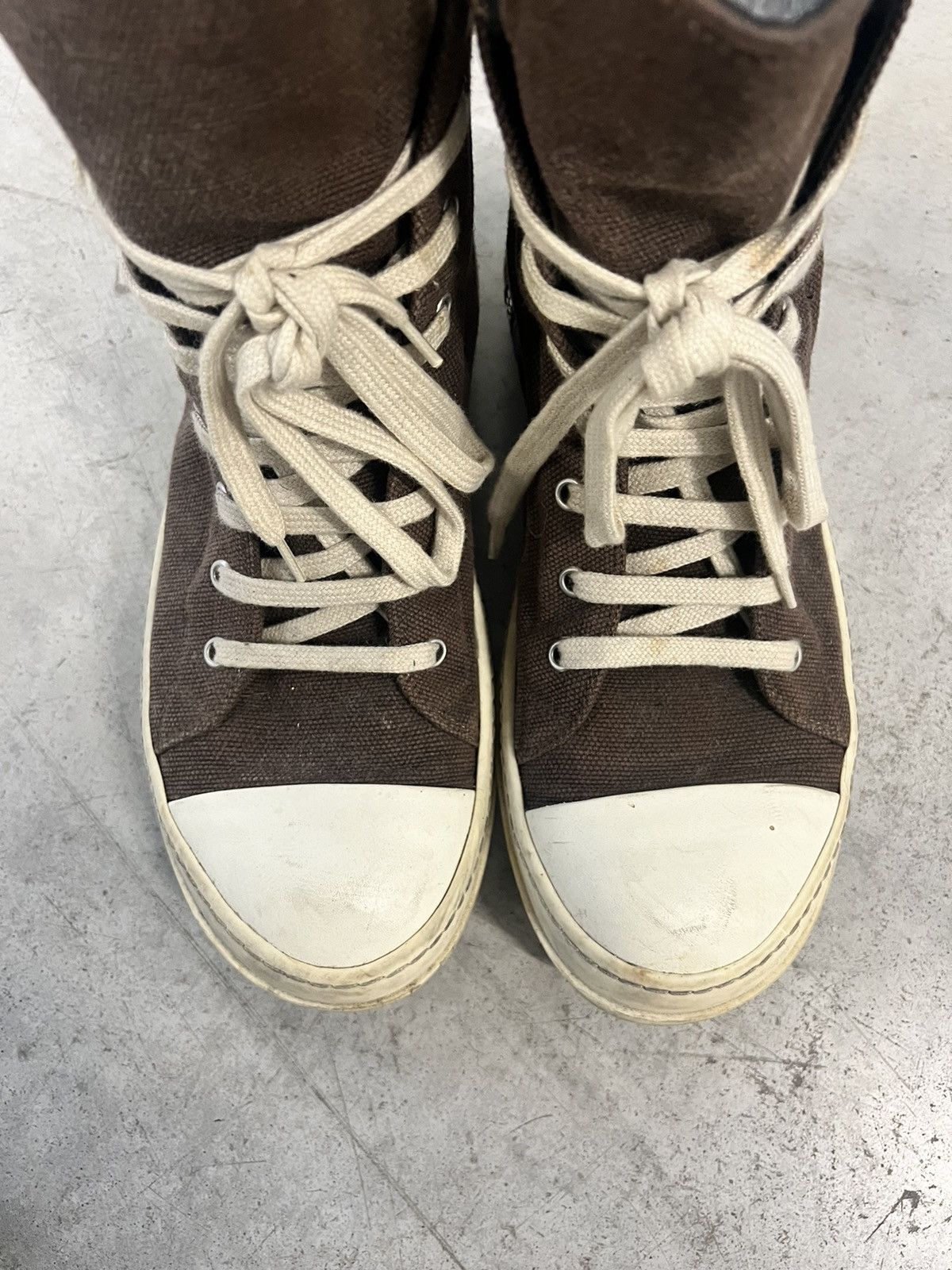 Rick Owens Drkshdw Hi top sneakers Ramones Size US 8.5 / EU 41-42 - 4 Thumbnail
