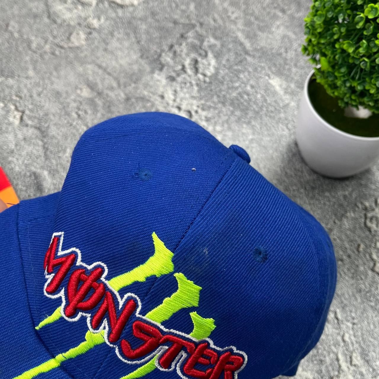 Vintage Vintage Y2K Monster Energy hat cap race moto skate baggy DC Size ONE SIZE - 7 Thumbnail