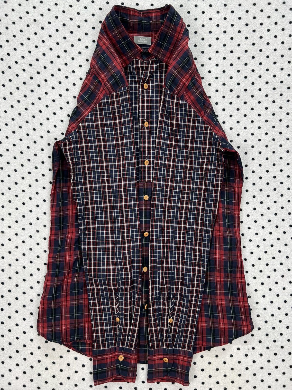 Kolor Kolor Beacon Reconstructed Plaid Shirt Size US S / EU 44-46 / 1 - 5 Thumbnail