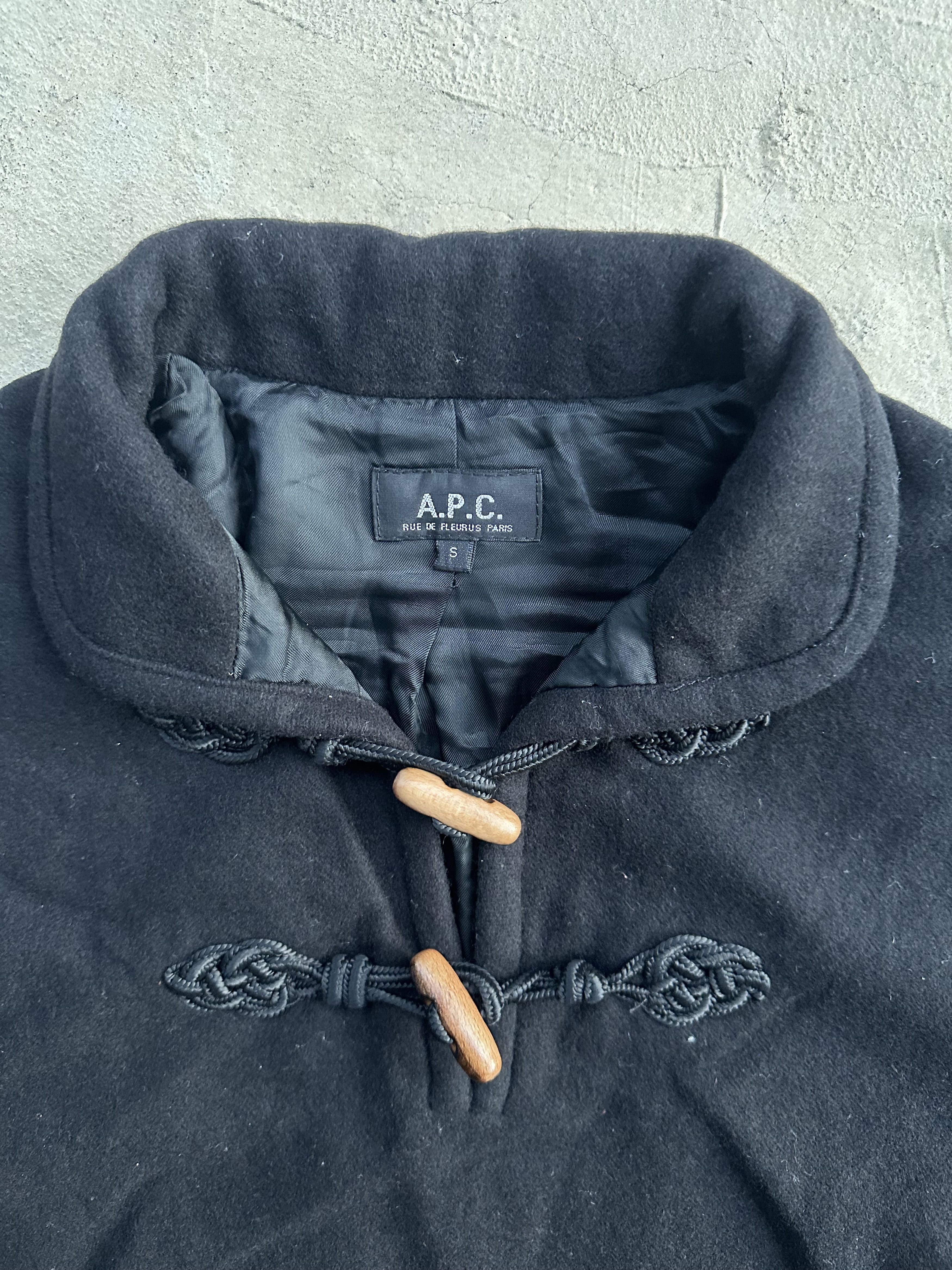 A.P.C. A.P.C Laine Wool LD 19 Poncho Toggle Capes Jacket Size US S / EU 44-46 / 1 - 5 Thumbnail