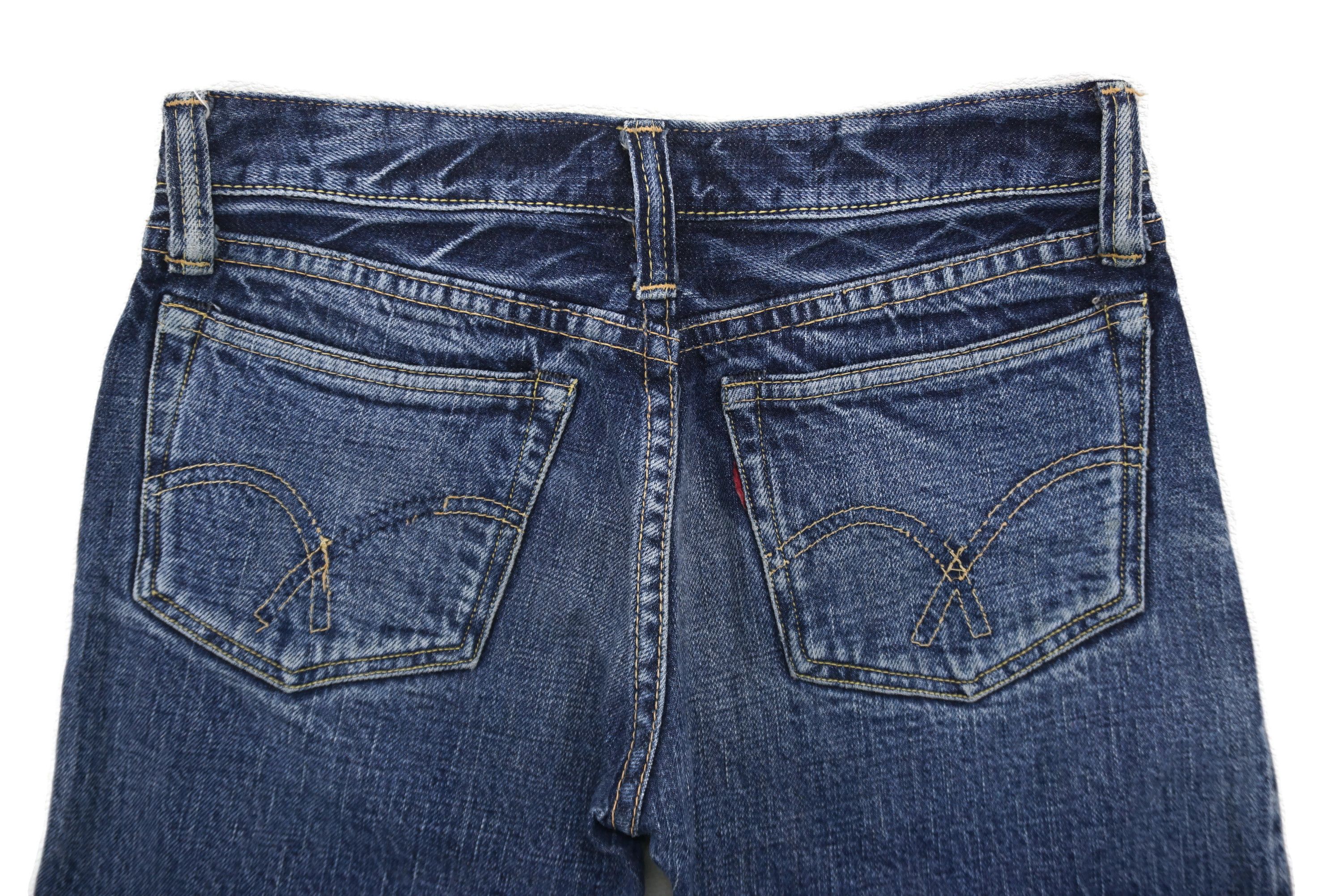 Full Count & Co. Full Count Selvedge Jeans W27xL28.5 Low-Rise Ankle Denim Size 24" / US 00 / IT 34 - 8 Thumbnail