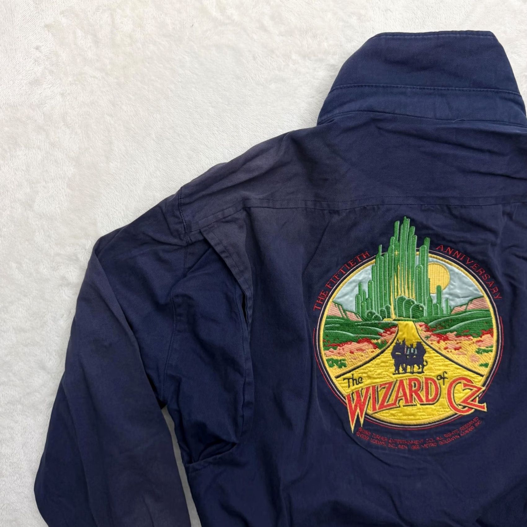 Vintage VINTAGE High Five Wizard Of Oz Jacket Mens S Blue Bomber Embroidered 50th Size US S / EU 44-46 / 1 - 5 Thumbnail