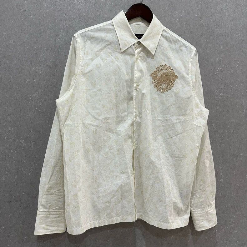 Louis Vuitton Louis Vuitton SS24 Single-breasted Applique Long Sleeve Shi Size US XS / EU 42 / 0 - 3 Thumbnail