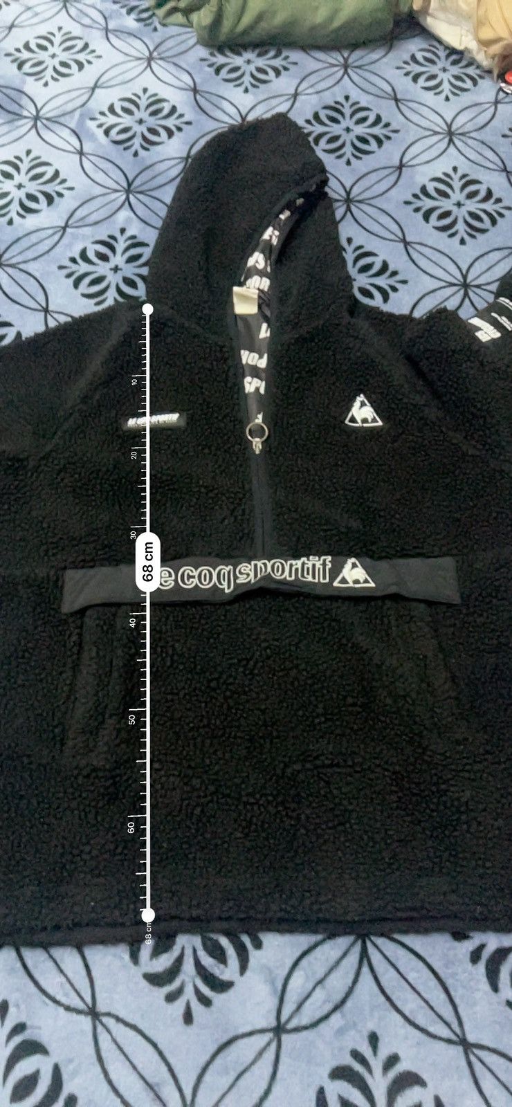 Le Coq Sportif × Vintage Le Coq Sportif - Hoodie Fleece sweatshirt Size US L / EU 52-54 / 3 - 13 Thumbnail