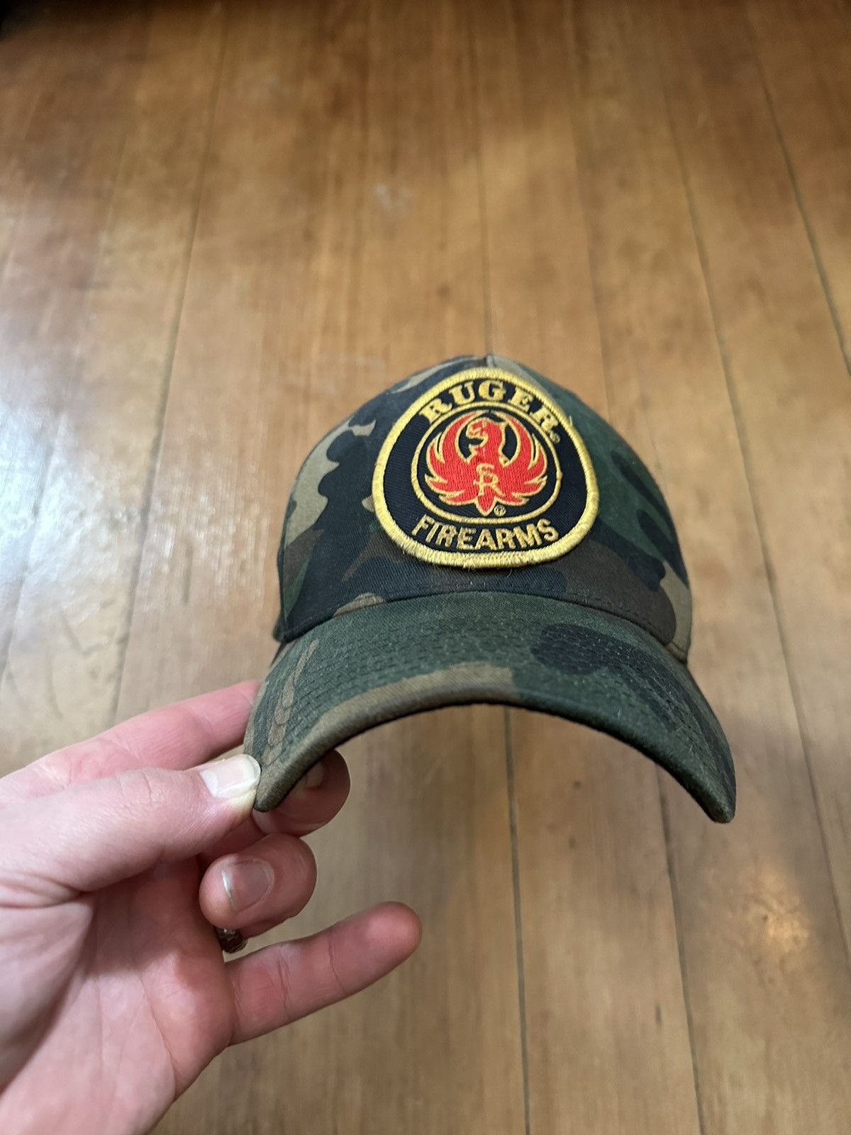 Vintage Vintage Richardson 255 Ruger Camo Snapback Hat Size ONE SIZE - 4 Thumbnail