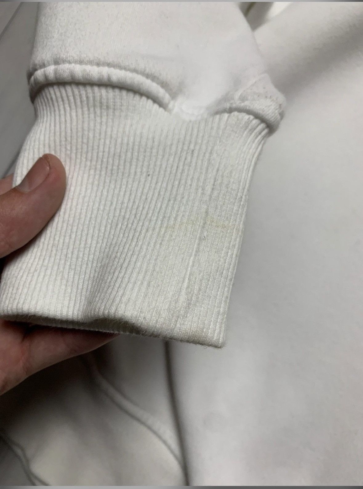 Nike × Vintage Vintage Nike sweatshirt logo size M white Size M / US 6-8 / IT 42-44 - 8 Thumbnail