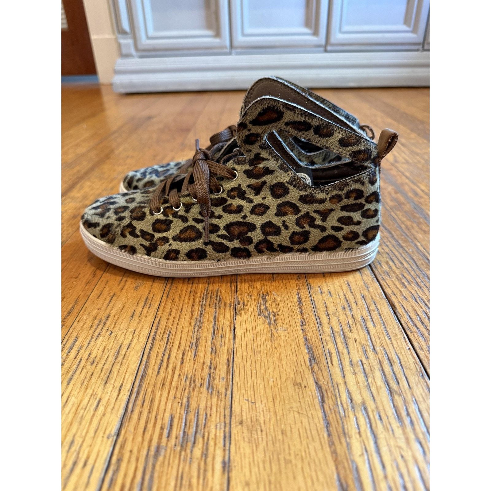 Gourmet Gourmet NFN Shoes Size 8.5 Leopard Print High Top Brown Size US 8.5 / IT 38.5 - 2 Thumbnail