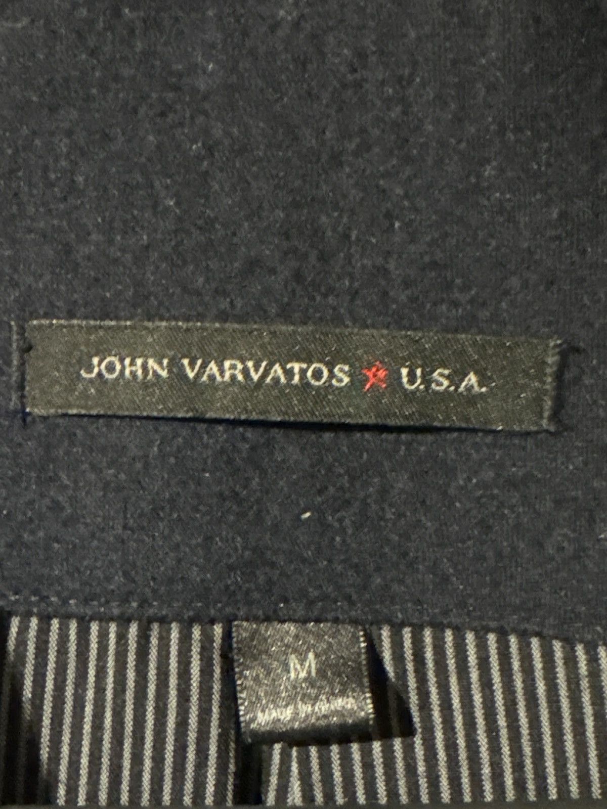 John Varvatos John Varvatos Single Breasted Navy Topcoat Size US M / EU 48-50 / 2 - 3 Thumbnail