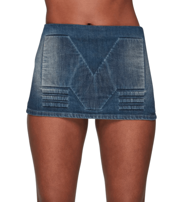 Mowalola MOWALOLA M SEAL MINI DENIM MOPS23SK010685781578 Size S Size 27" / US 4 / IT 40 - 1 Thumbnail