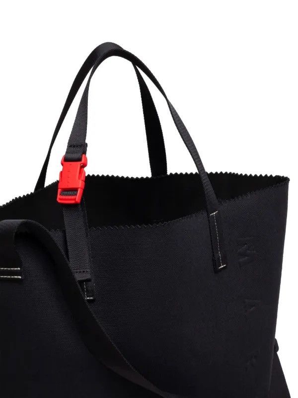Marni Marni embossed-logo tote bag Size ONE SIZE - 5 Thumbnail