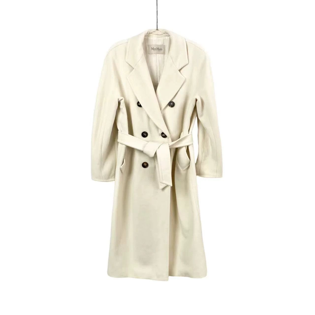 Max Mara Max Mara 101801 White Coat Size 34 Size US XS / EU 42 / 0 - 1 Thumbnail
