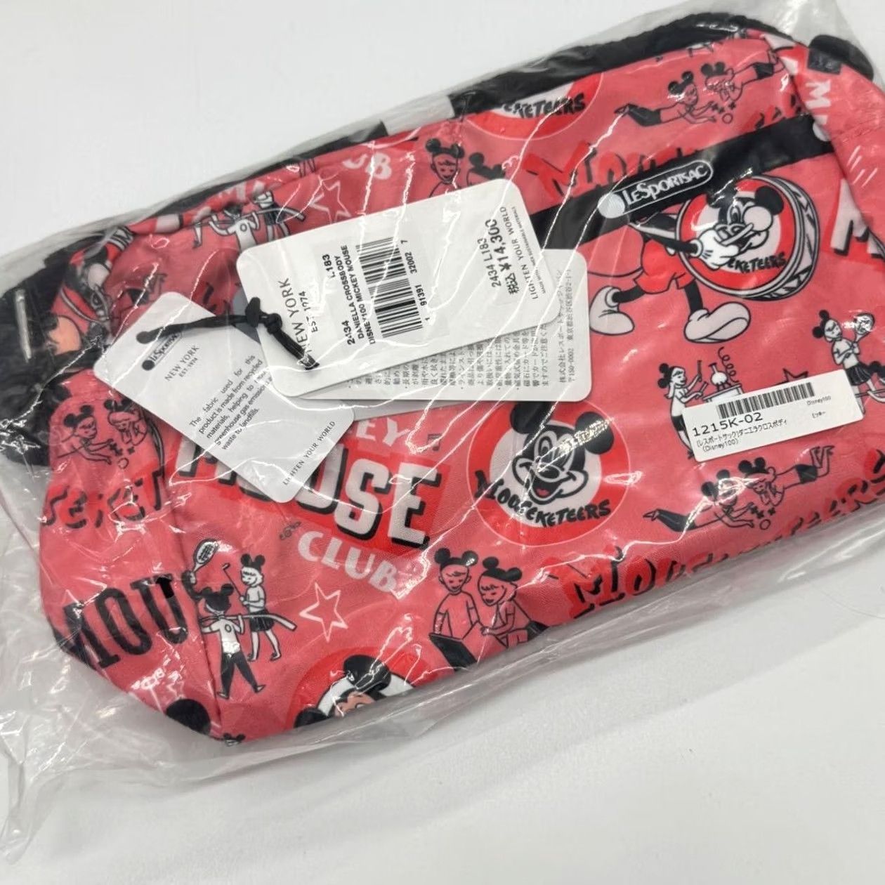 LeSportsac Lesportsac Daniela Crossbody Disney100 Mickey Mouse NEW From Japan (Size 21 x 8 x 16cm) Size ONE SIZE - 2 Thumbnail