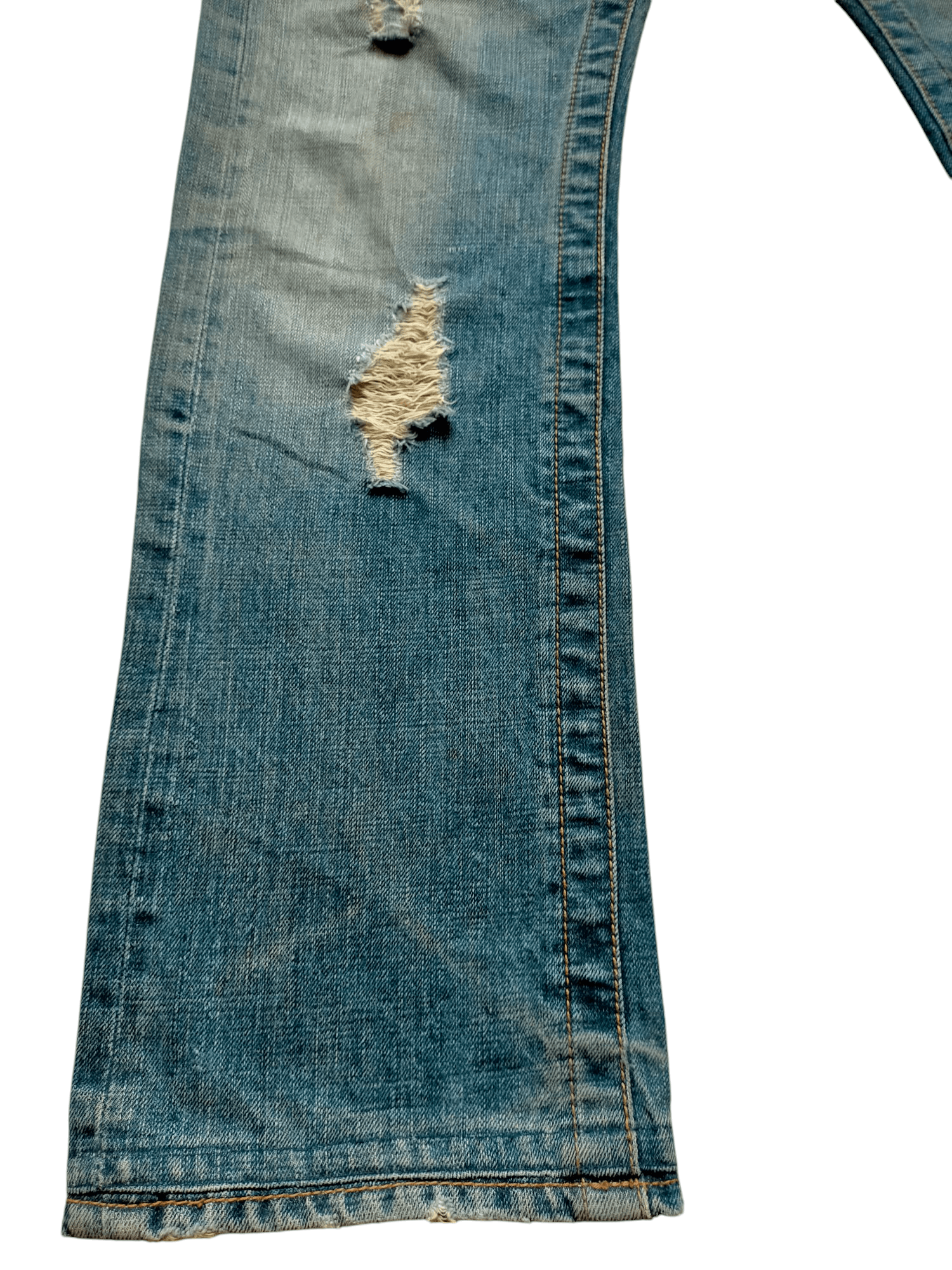 If Six Was Nine × Japanese Brand Ozz First Pin Ball Japan Stude Punk Style Denim Pants Size US 32 / EU 48 - 10 Thumbnail