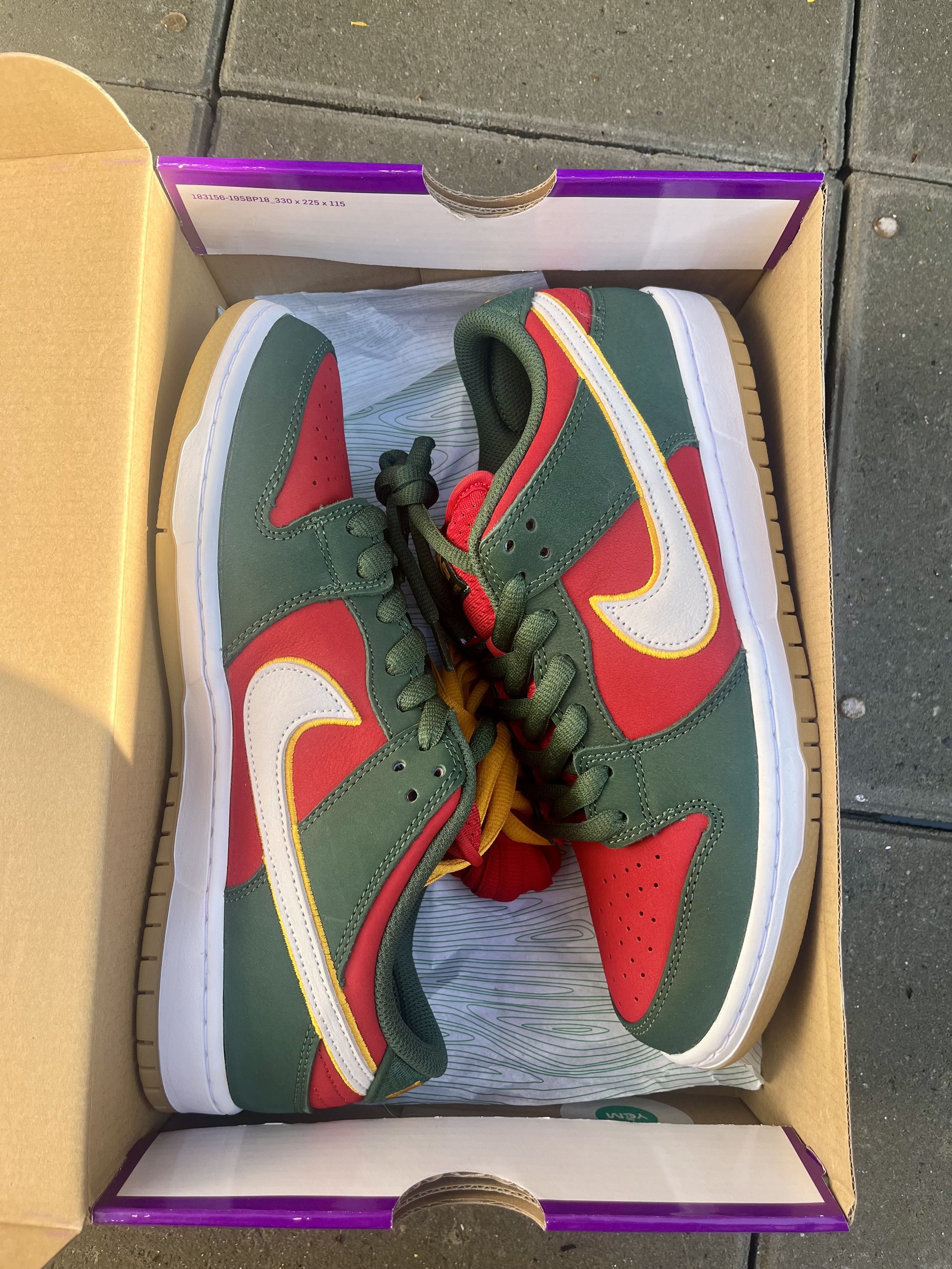 Nike SB Dunk sb low pro prm Seattle Supersonics 9.5 43 Size US 9.5 / EU 42-43 - 9 Thumbnail
