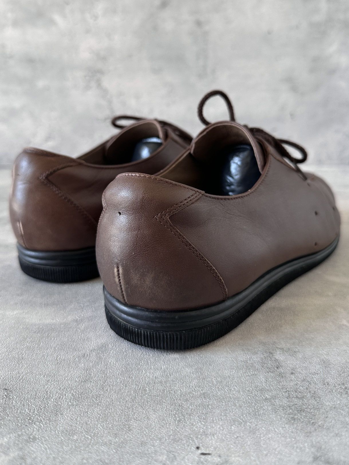 Issey Miyake 1990s PLEGADA LEATHER SHOES Size US 8 / EU 41 - 21 Thumbnail