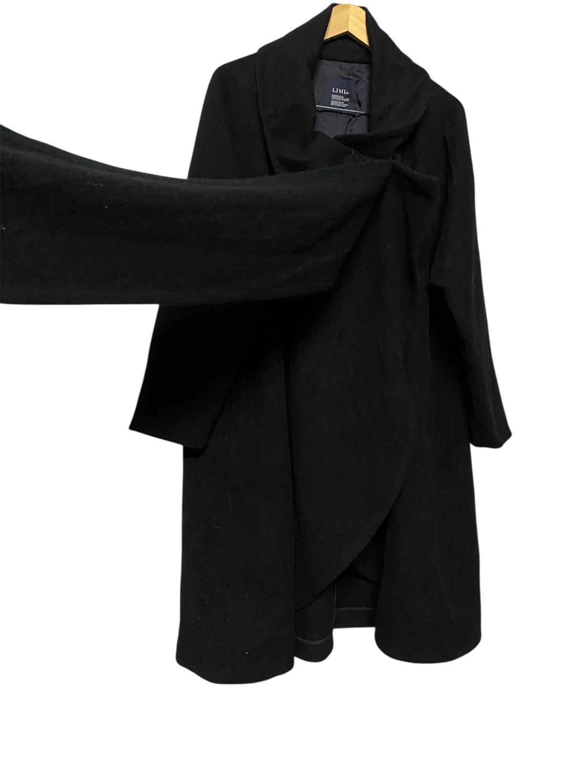 Yohji Yamamoto Limi-Feu by Yohjiyamamoyo asyhmetrical design wool jacket Size US S / EU 44-46 / 1 - 5 Thumbnail