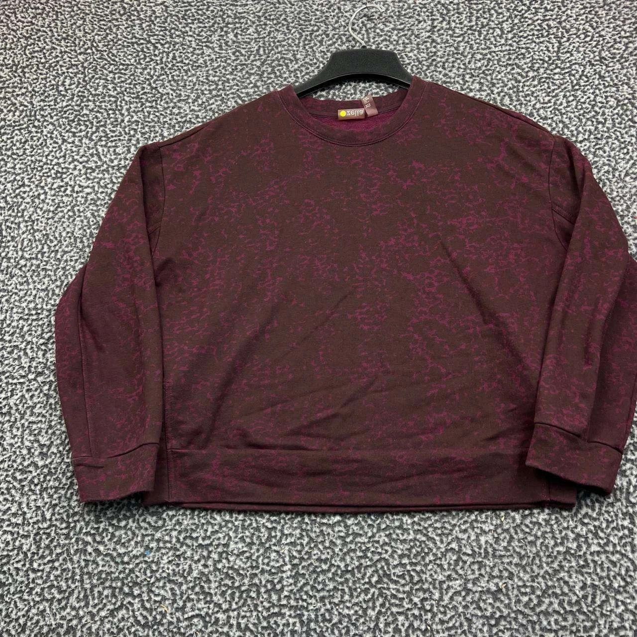 Other Zella Sweatshirt Women Red Coastal Side Slit Pullover XS Size XS / US 0-2 / IT 36-38 - 1 Thumbnail