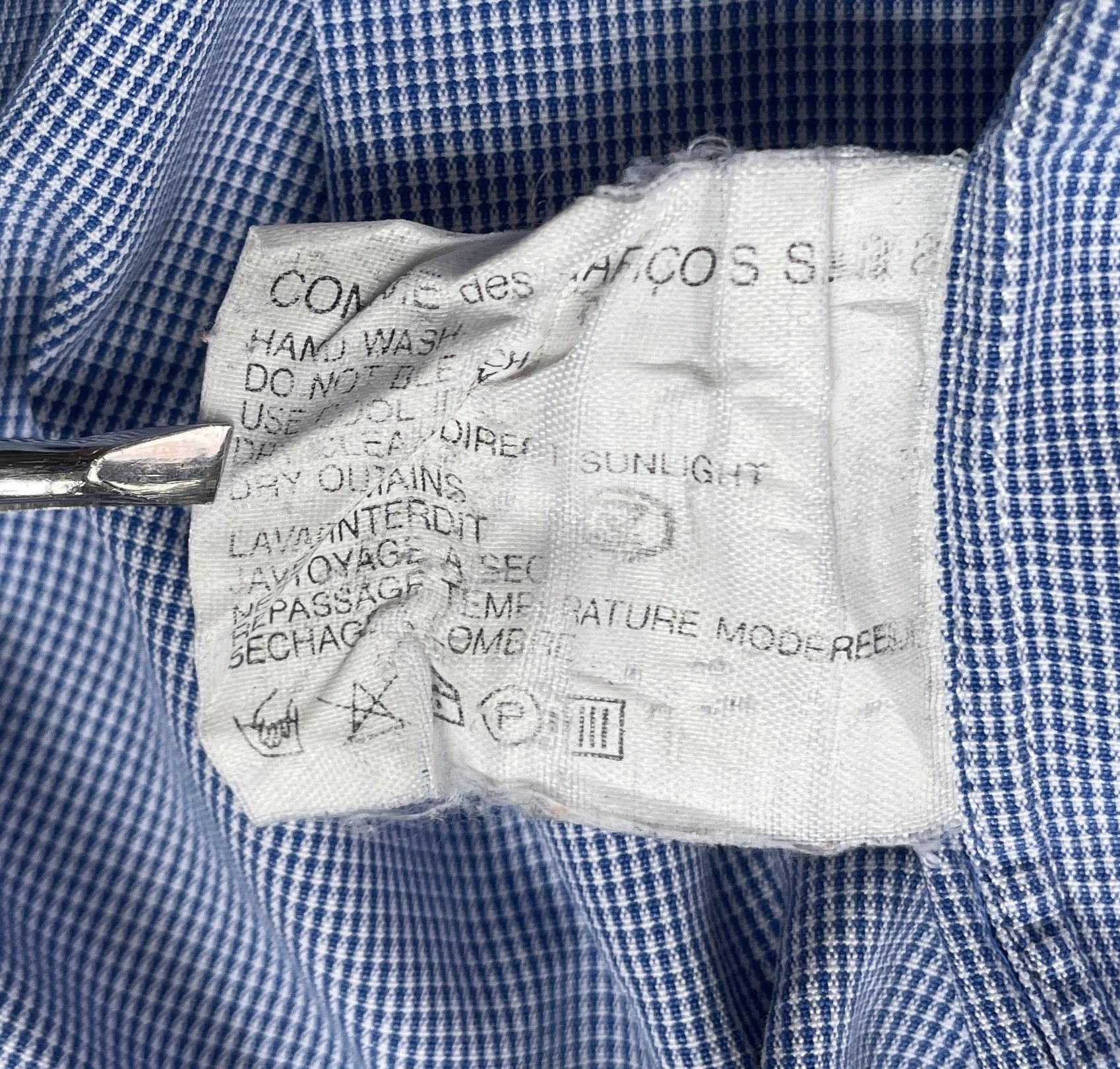 Comme des Garcons COMME des GARCONS SHIRT Made in France Size US S / EU 44-46 / 1 - 8 Thumbnail