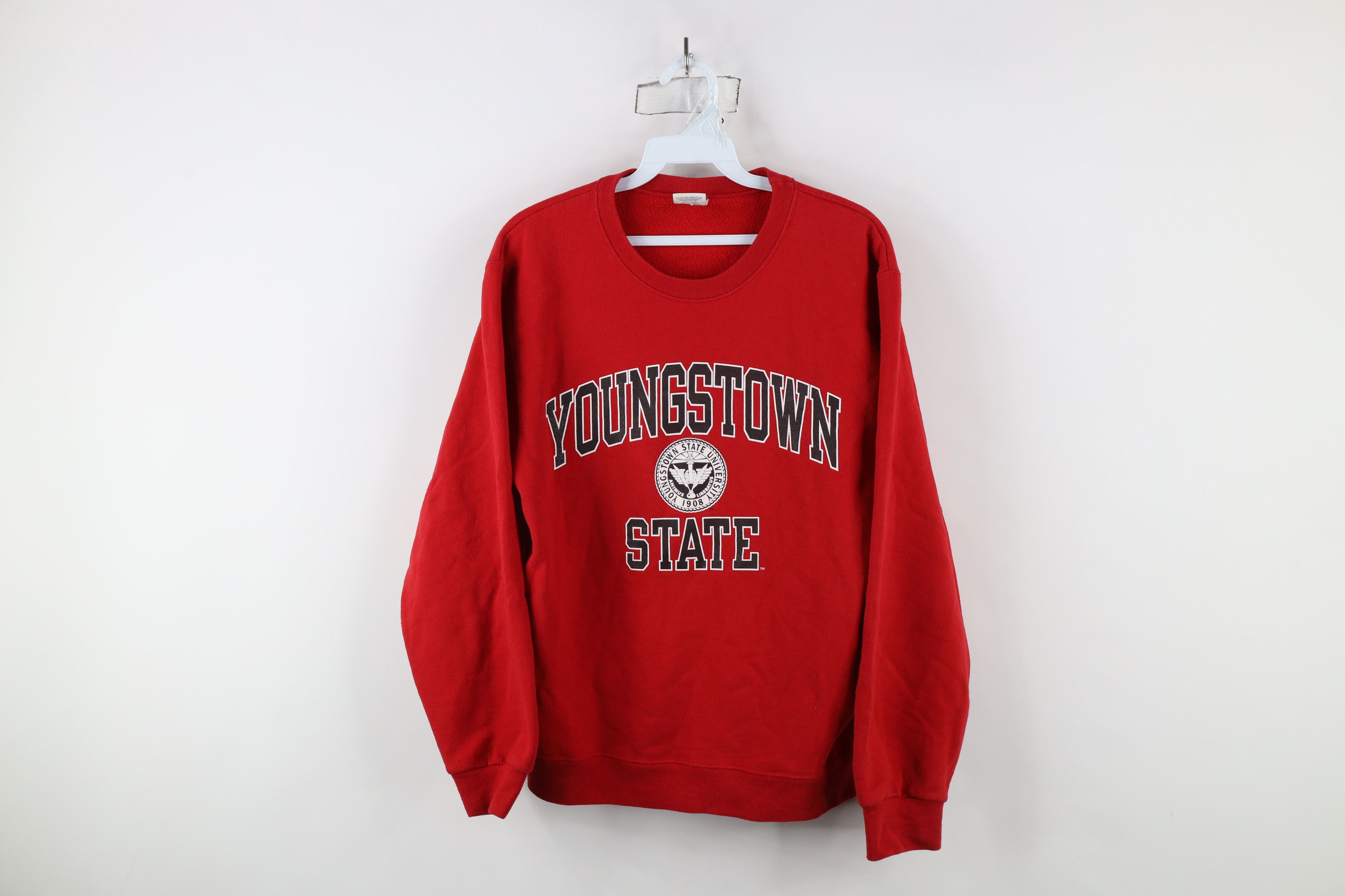 Vintage Vintage 90s Youngstown State University Crewneck Sweatshirt Size US S / EU 44-46 / 1 - 1 Thumbnail