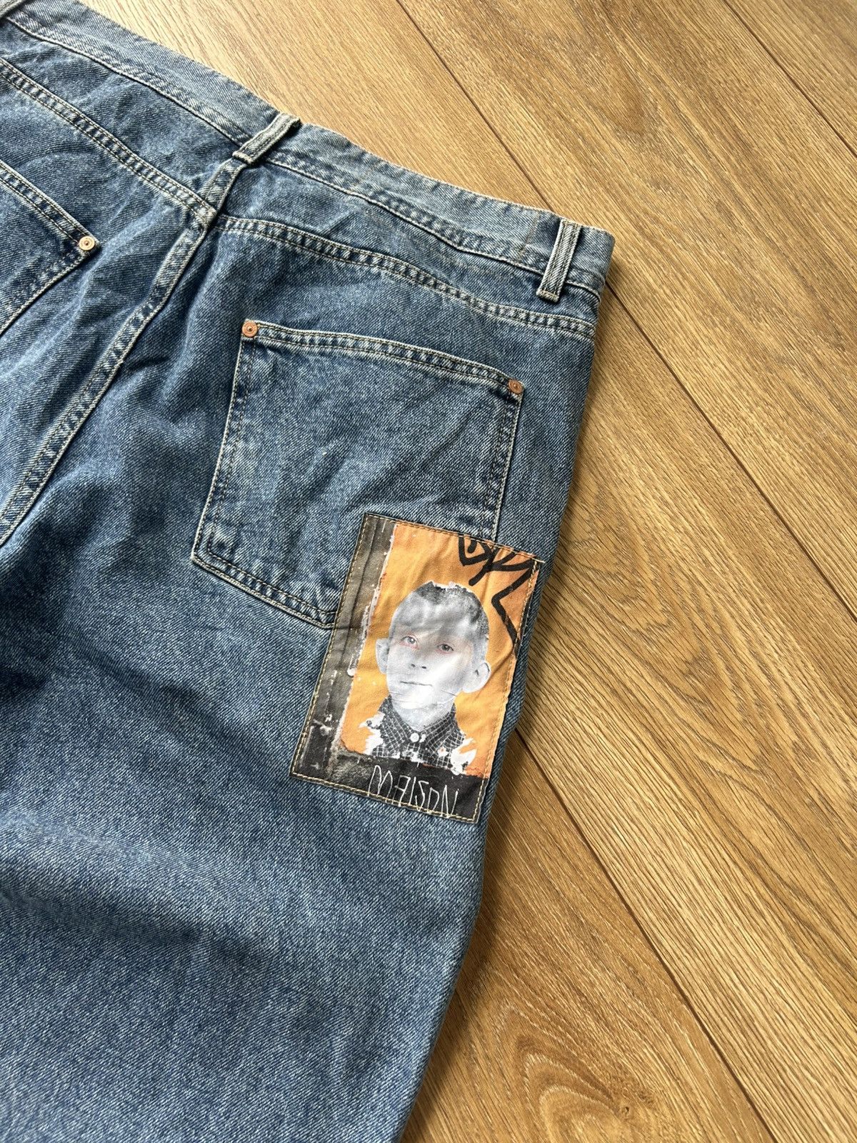 Andersson Bell Andersson bell FILM ARCHIVE WIDE-LEG ARTWORK JEANS Y2K baggy Size US 34 / EU 50 - 4 Thumbnail