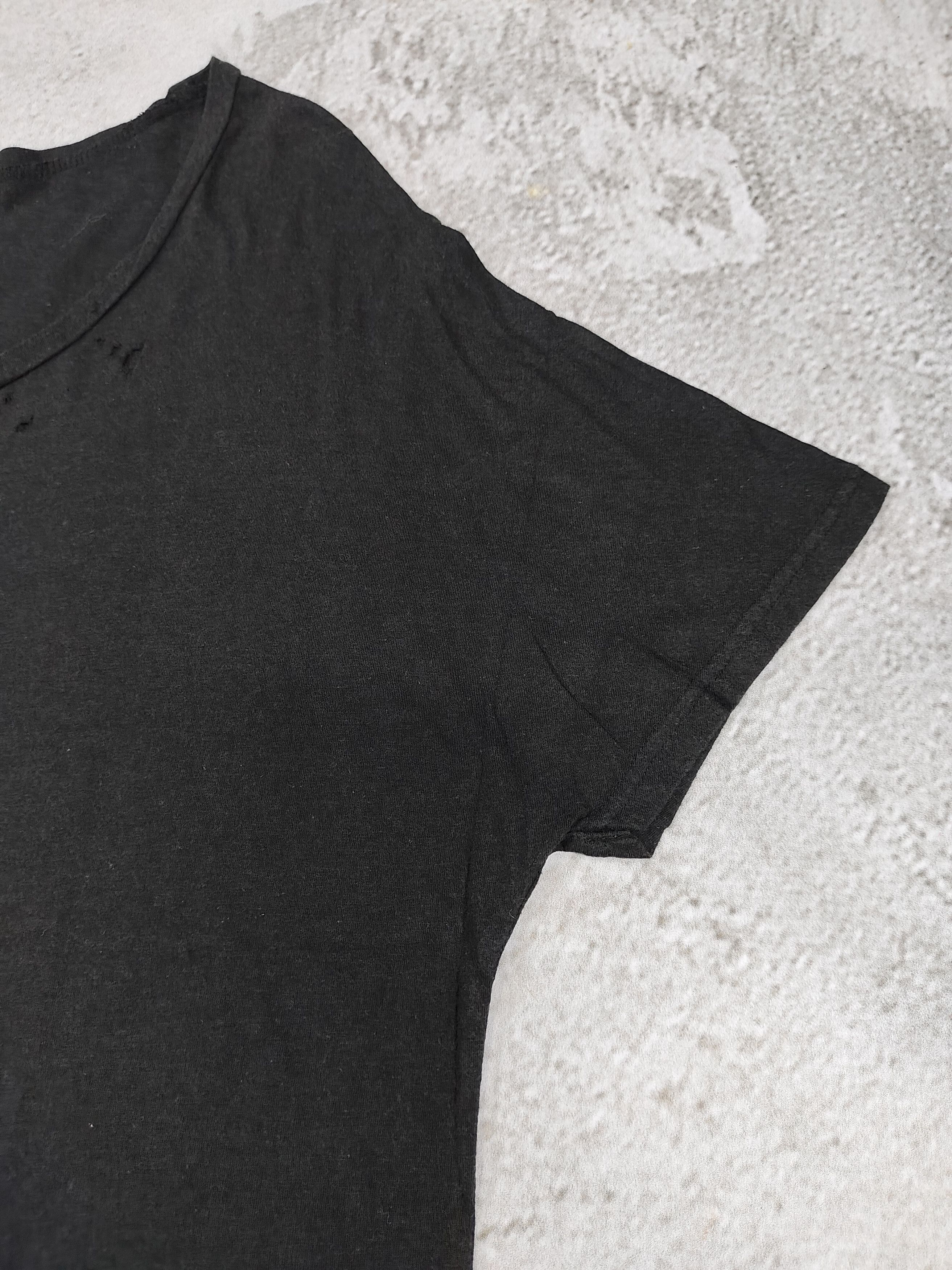 PPFM 2000s PPFM- Wide Scoop Neck Distressed Collar Punk Tshirt Size US M / EU 48-50 / 2 - 2 Thumbnail