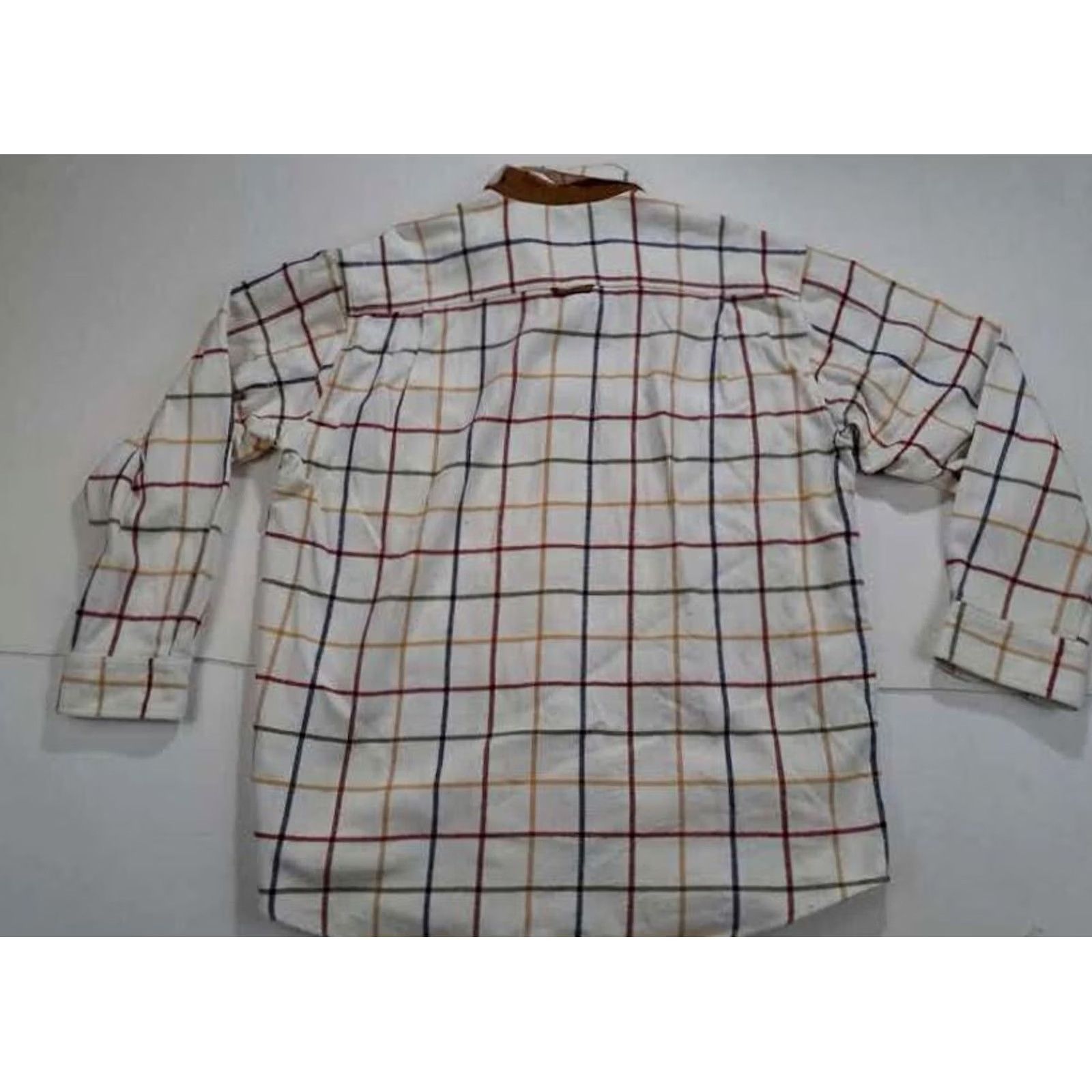 Orvis Orvis Shirt XL White Full Button Chex Cotton 100% Button-Up Men Outdoors N/A Size US XL / EU 56 / 4 - 4 Thumbnail