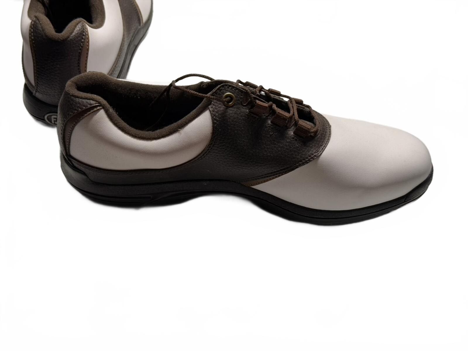 Footjoy FootJoy Greenjoys Golf Shoes White / Brown 11.5M New 45521 Size ONE SIZE - 10 Thumbnail