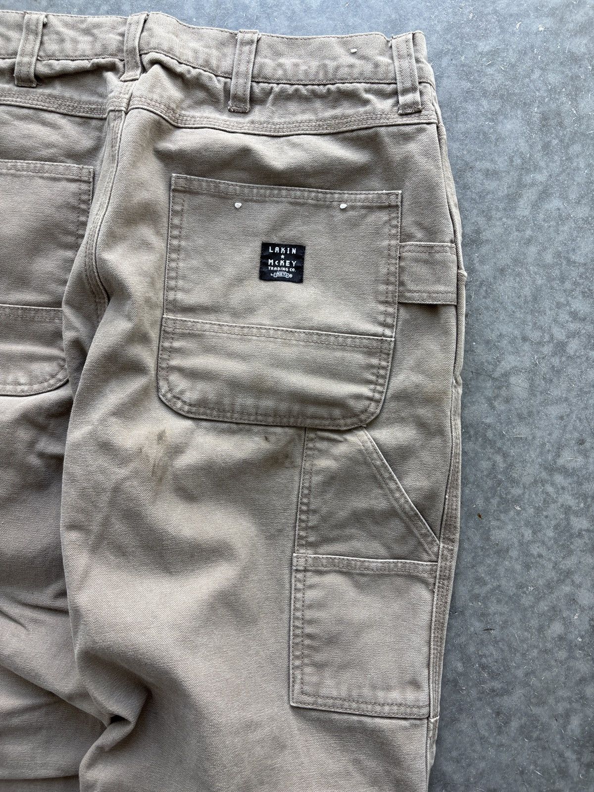 Vintage Vintage Y2K Lakin McKey Double Knee Carpenter Pants 34x34 Size US 34 / EU 50 - 10 Thumbnail