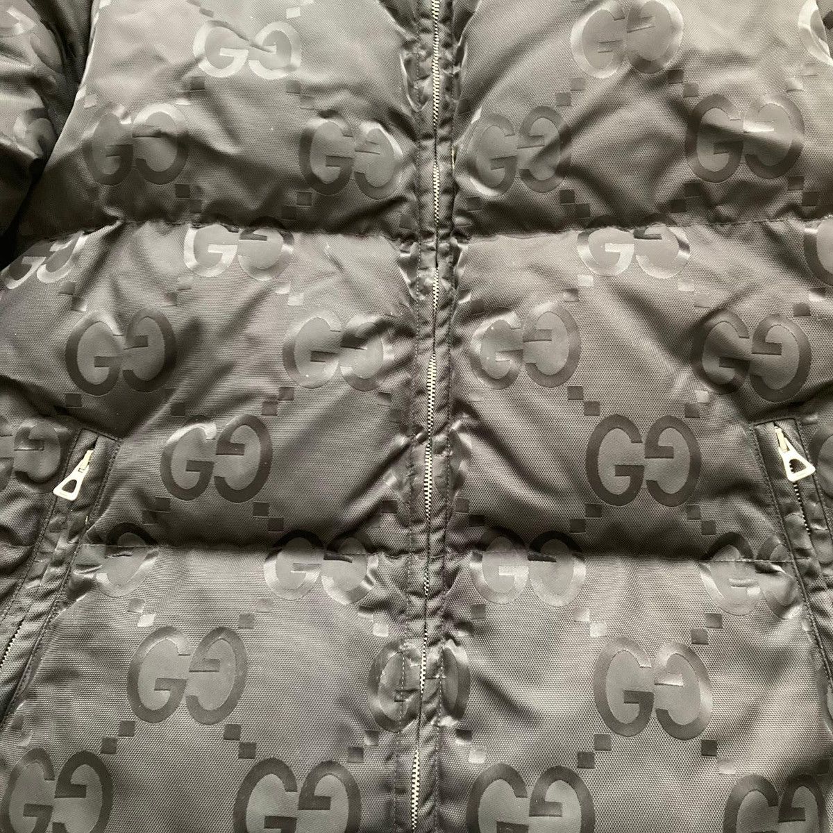 Gucci Gucci jumbo logo jacket goose down size 44 black GG Size US S / EU 44-46 / 1 - 15 Thumbnail