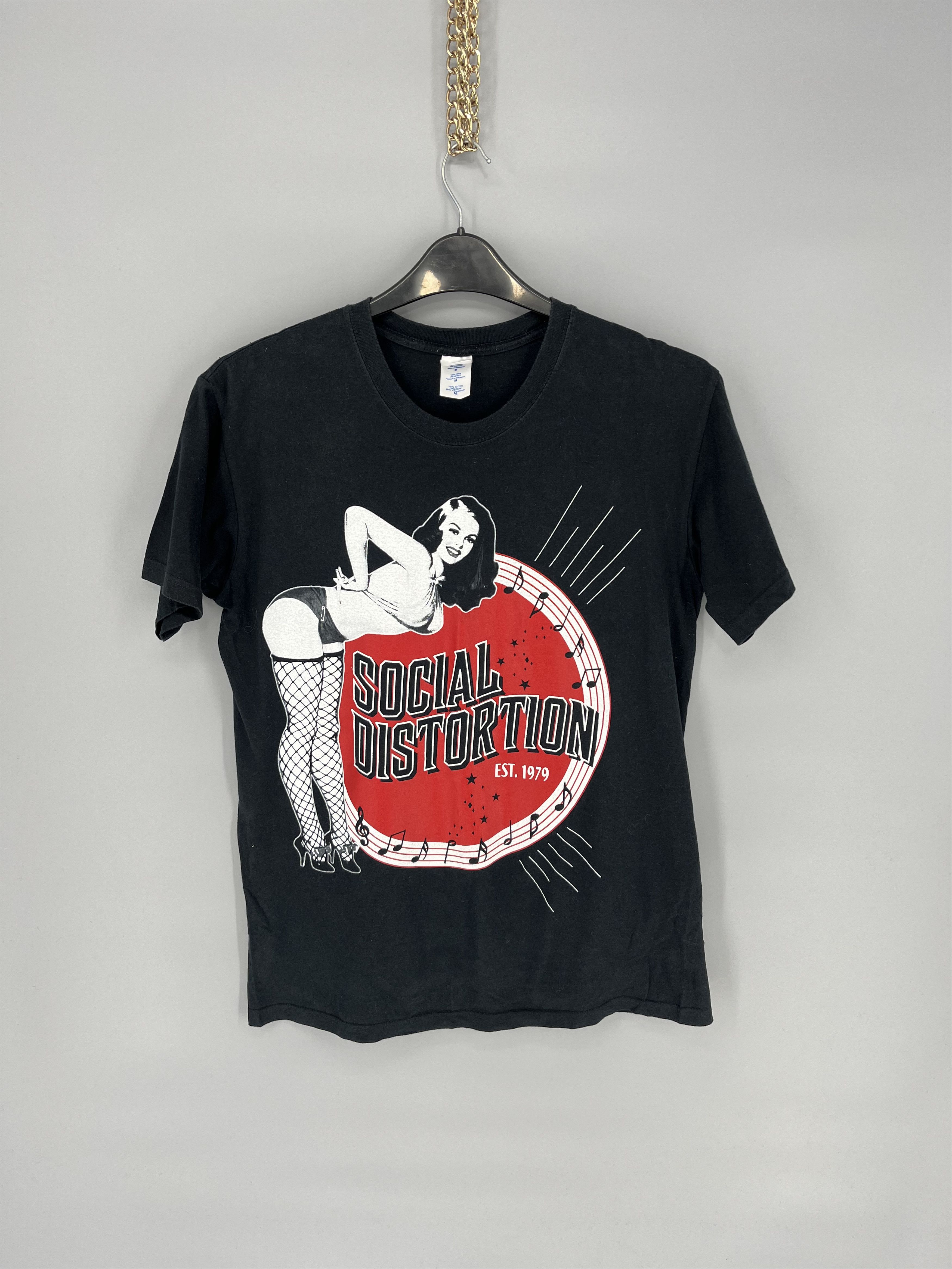 Band Tees × Vintage Vintage Social Distortion Punk Band Sexy t-shirt Y2K Size US M / EU 48-50 / 2 - 1 Thumbnail