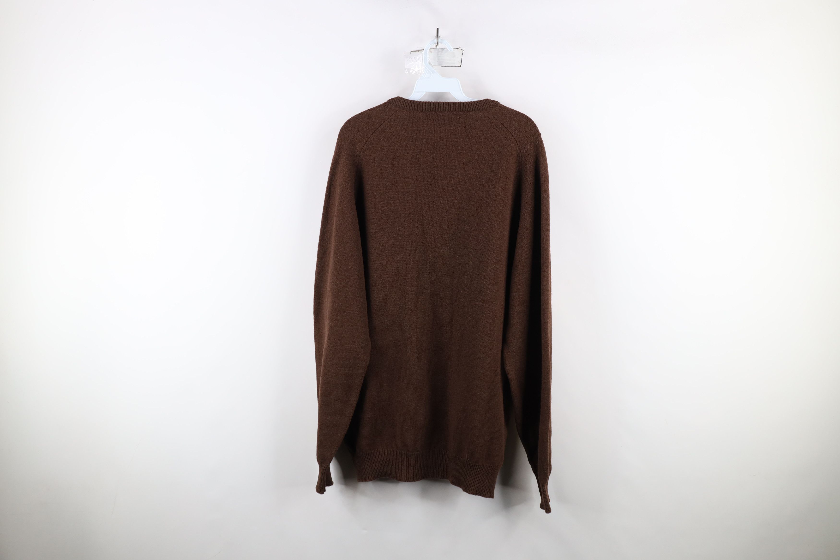 Vintage Vintage 70s Marchbank Gleneagles Wool Knit Sweater Brown Size US XL / EU 56 / 4 - 9 Thumbnail