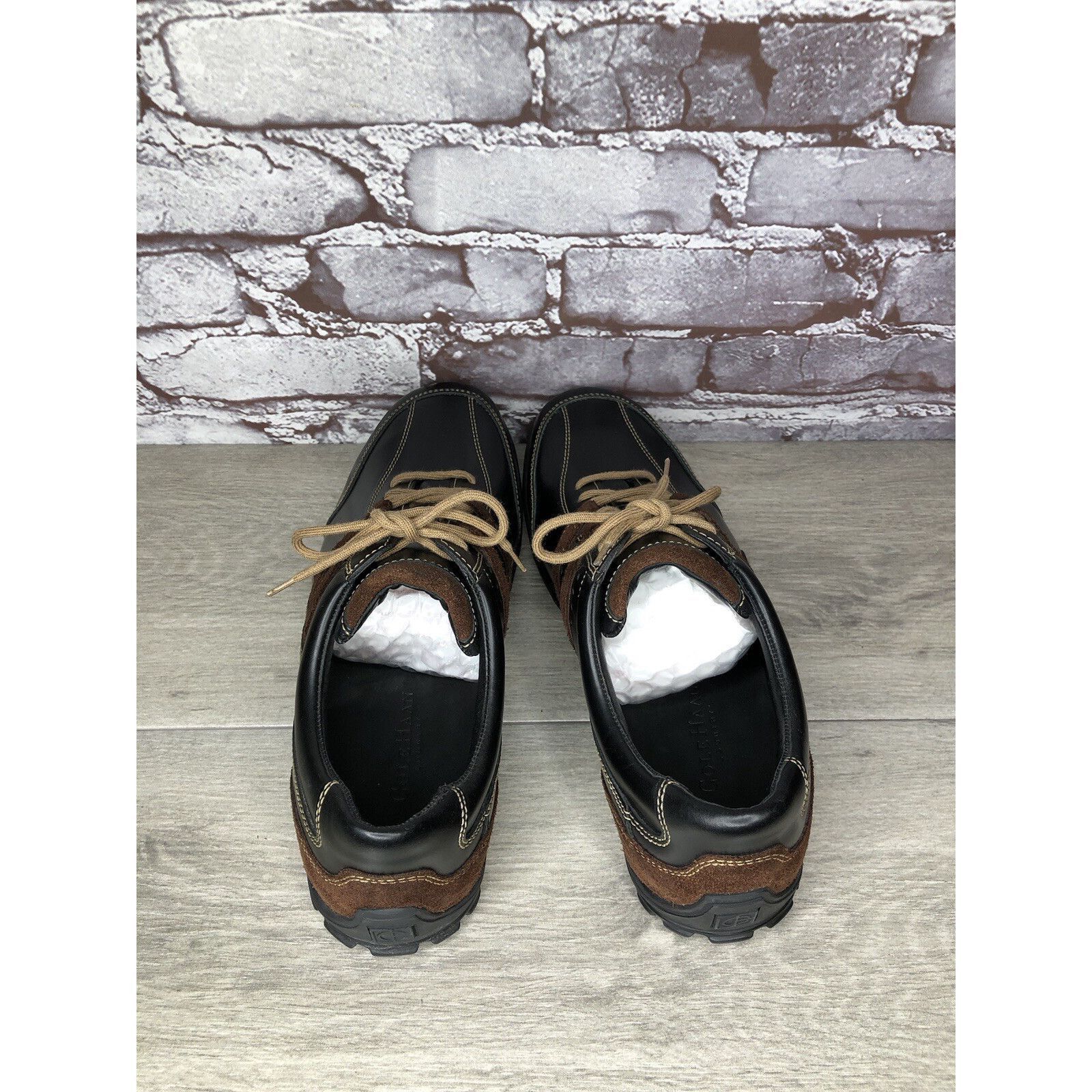 Cole Haan Cole Haan Country Black Brown Leather Vibram Soles Oxfords M Size US 11 / EU 44 - 17 Thumbnail