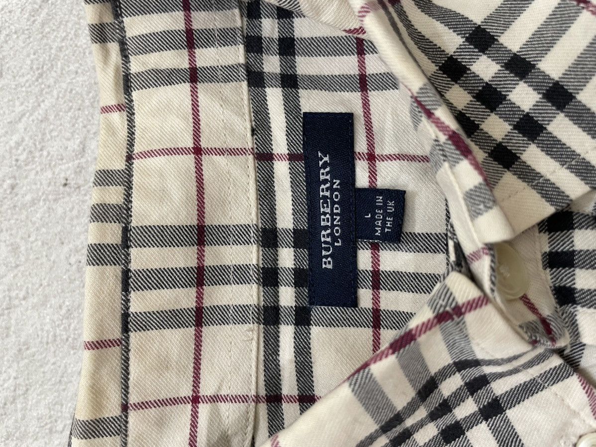 Burberry Burberry Vintage Plaid Shirt Y2K Hysteric Streetwear Ifsix Size US XL / EU 56 / 4 - 7 Thumbnail