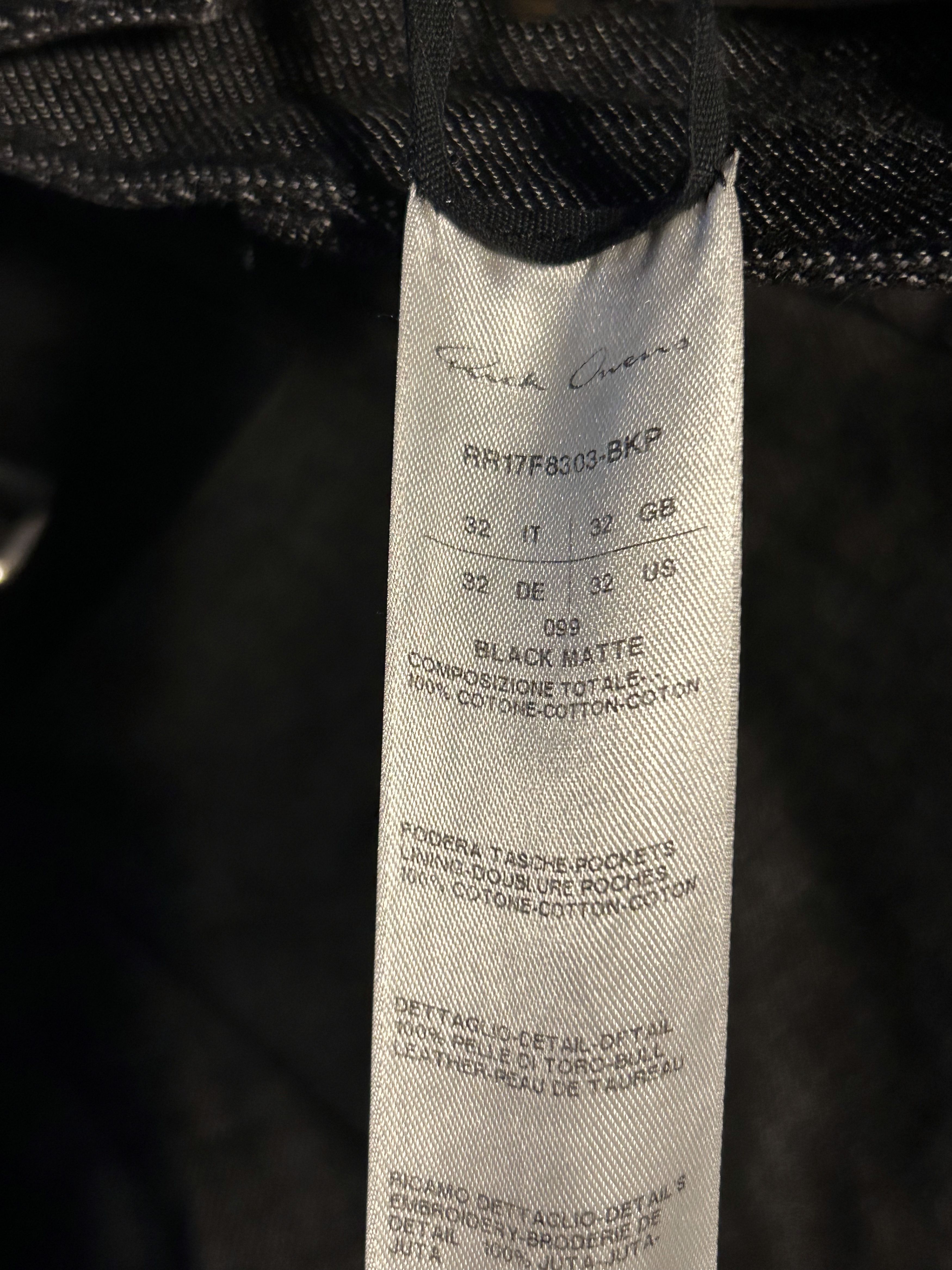 Rick Owens Rick Owens FW 17 Glitter Cropped Denim Size US 32 / EU 48 - 3 Thumbnail