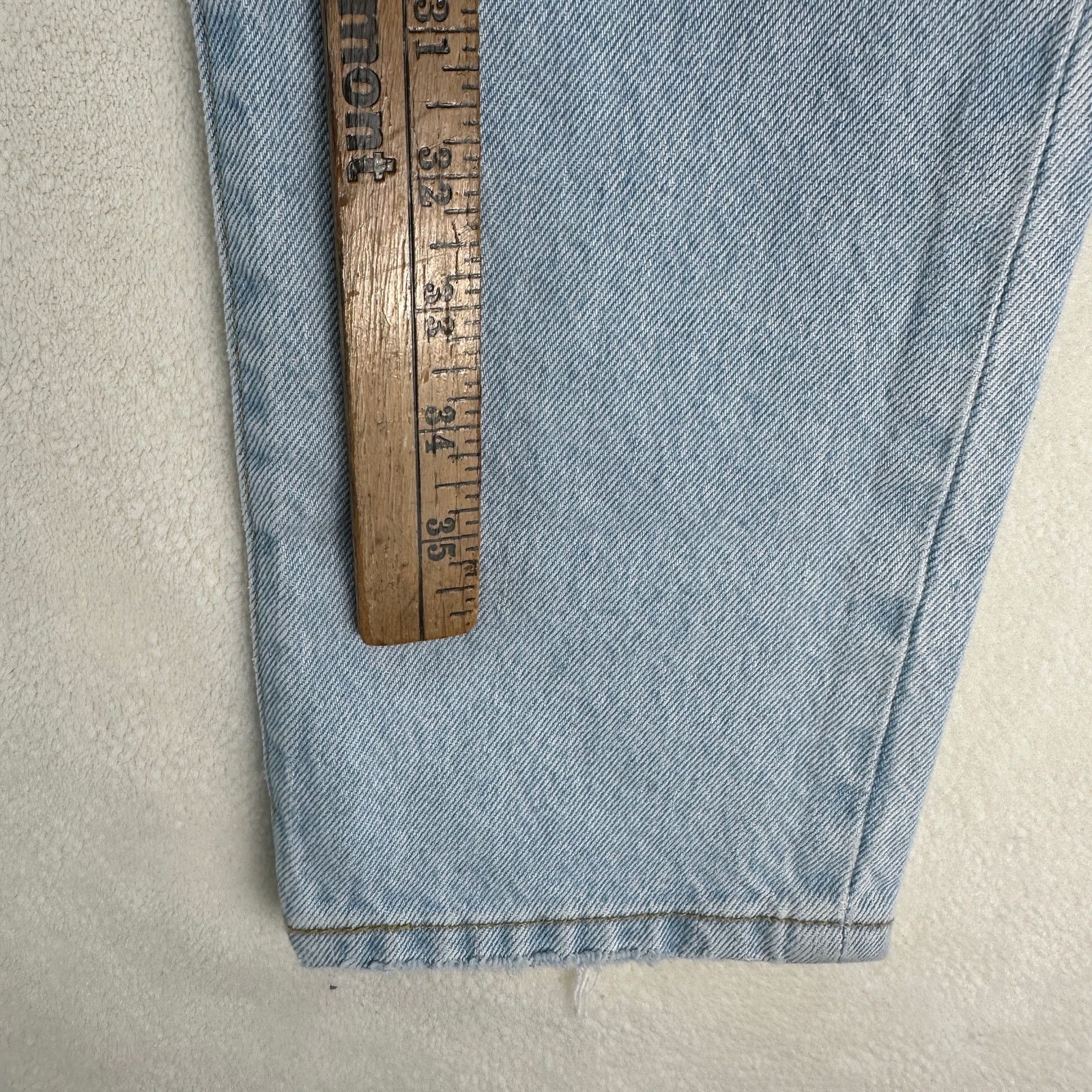 Levi's LEVI'S 501 SKINNY WOMEN'S 29X30 LIGHT WASH DENIM JEANS Size 29" - 4 Thumbnail