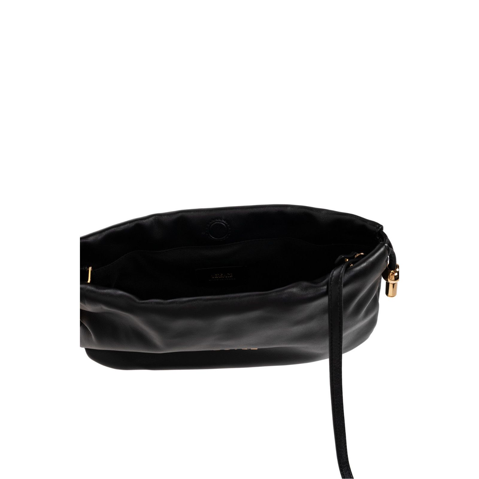 Versace VERSACE Tag Mini Black Leather Shoulder Bag New & Authentic Size ONE SIZE - 4 Thumbnail