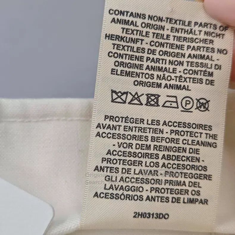 Hermes Hermes Off-white metal leather decoration half skirt Size 39" - 7 Thumbnail