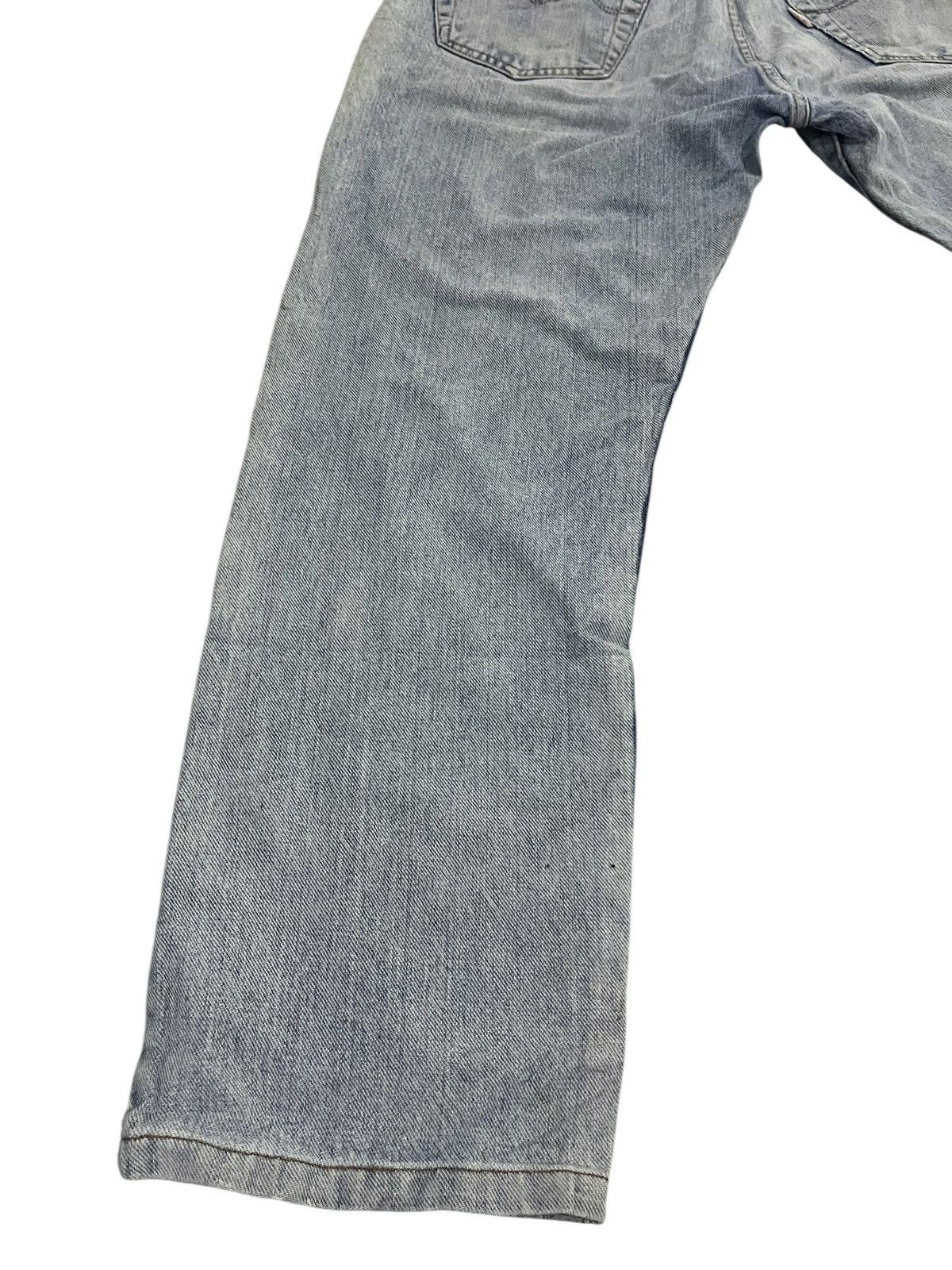 If Six Was Nine × Japanese Brand × Le Grande Bleu (L.G.B.) BAGGY💥 VTG Y2K SPELL BOUND USA WASHED BLUE DENIM JEANS Size US 28 / EU 44 - 11 Thumbnail